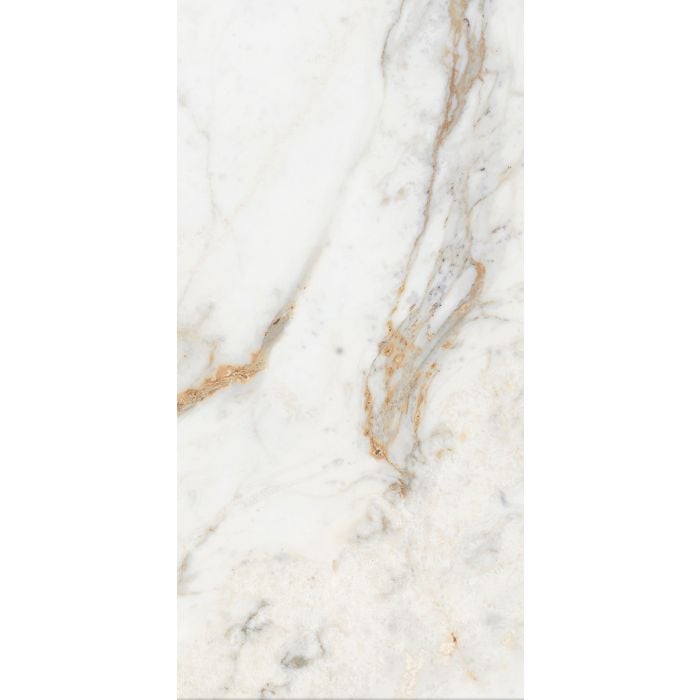 Island Gold Marble Effect 30x60 White Polished