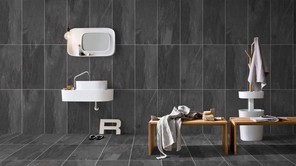 African Slate 30×60 Black Matt