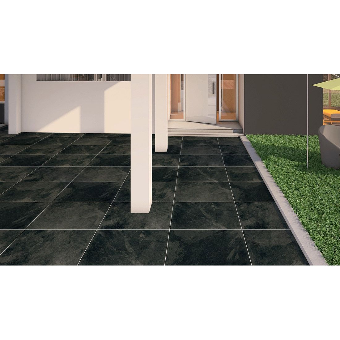 Brazil Stone 60x90x2 Black Matt R11