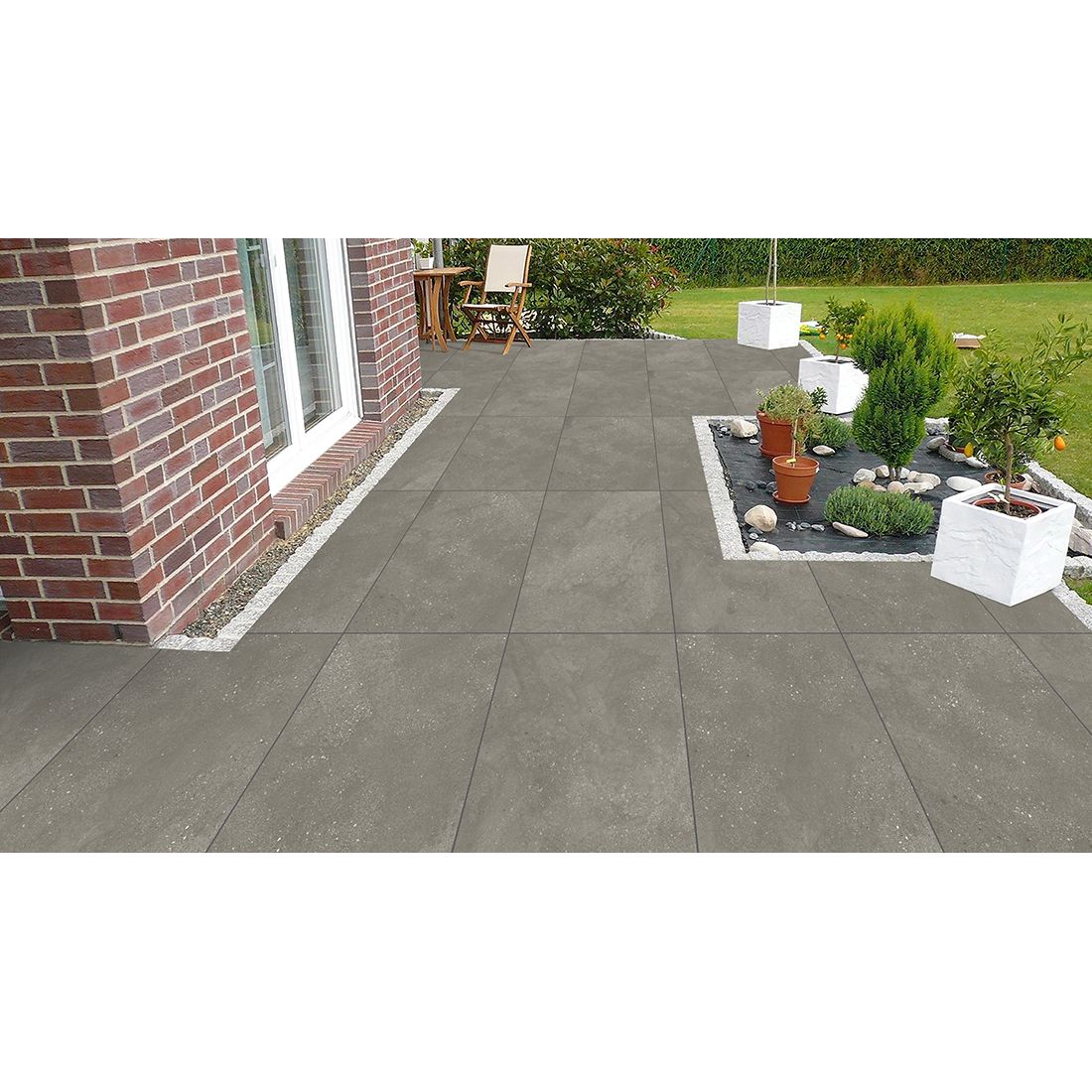 Cementum 60x90x2 Grey Matt R11