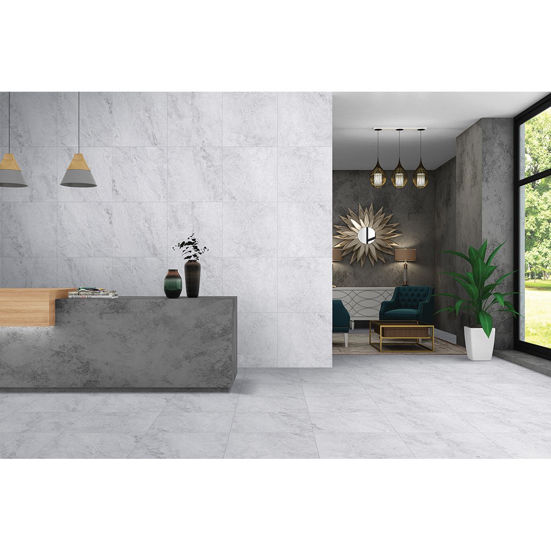 Chasm 60×60 Bianco Sugar