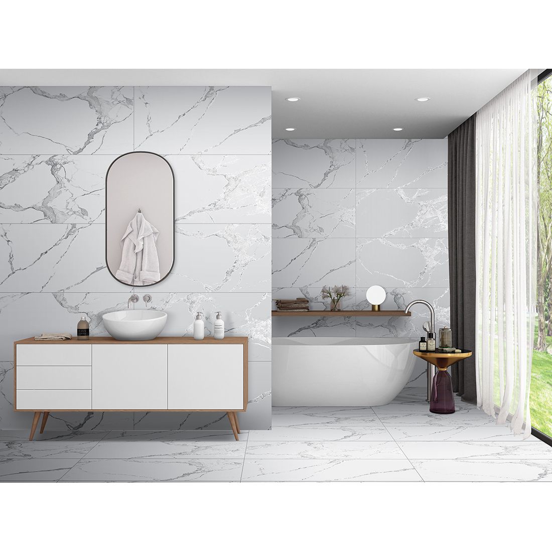 Citadel 60×120 Grey Matt Carving
