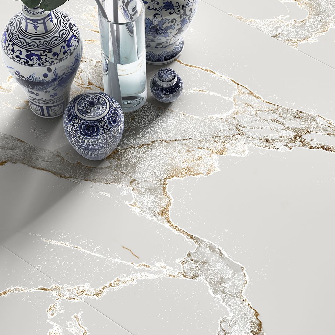 Citadel 60×60 Gold Matt Carving