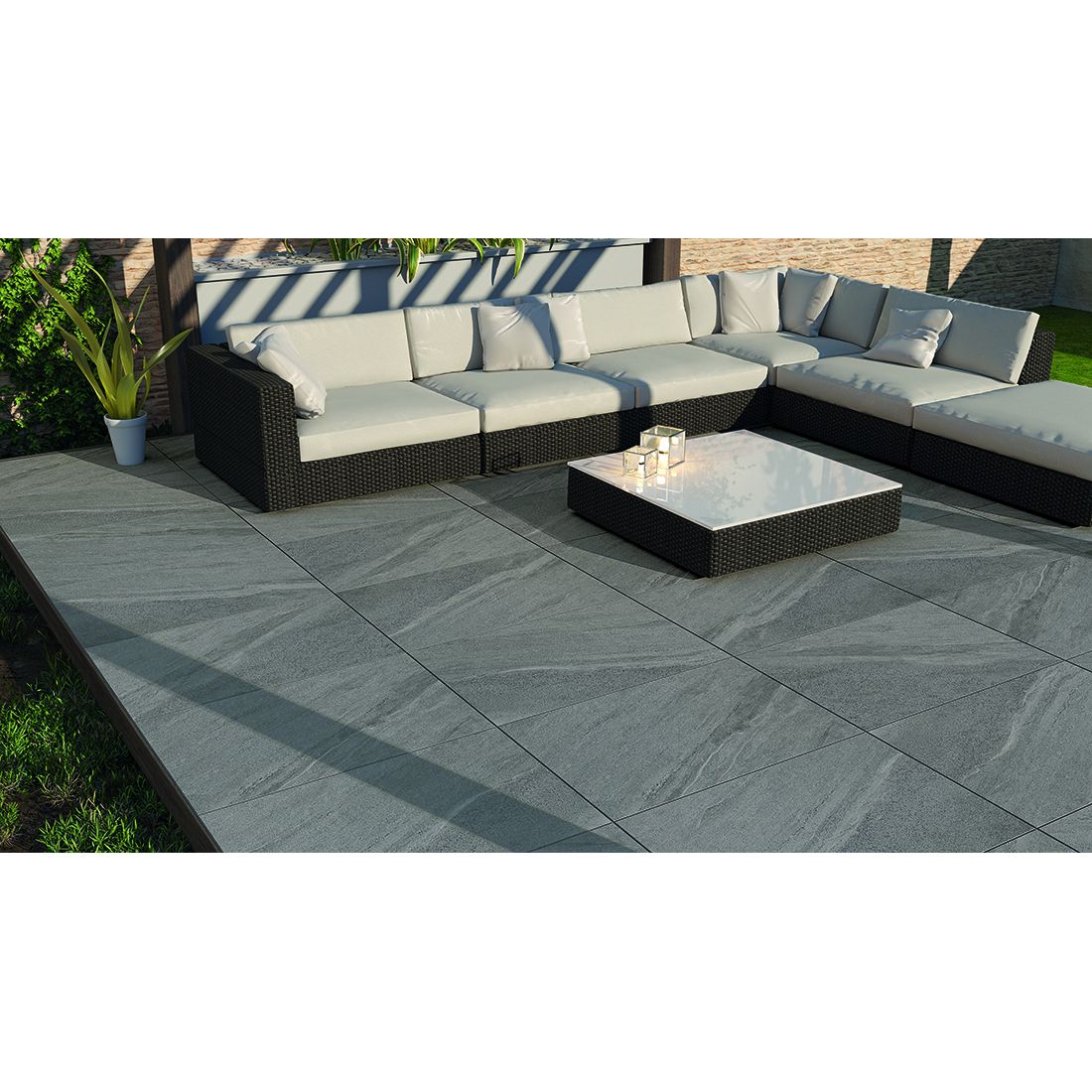 Cornwall 60x90x2 Dark Grey Matt R11