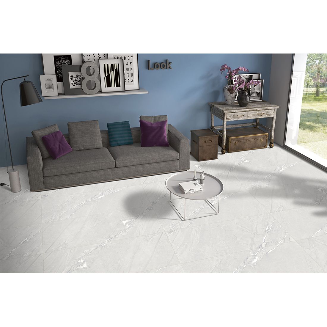 Cramlington 60×120 Bianco Matt Carving