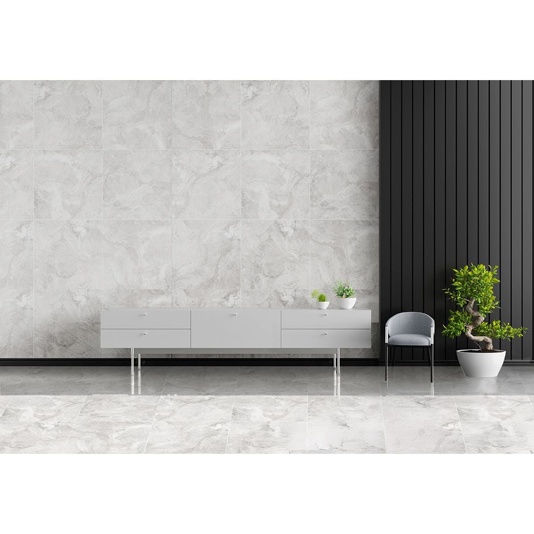 Crete 59.5×59.5 White Matt
