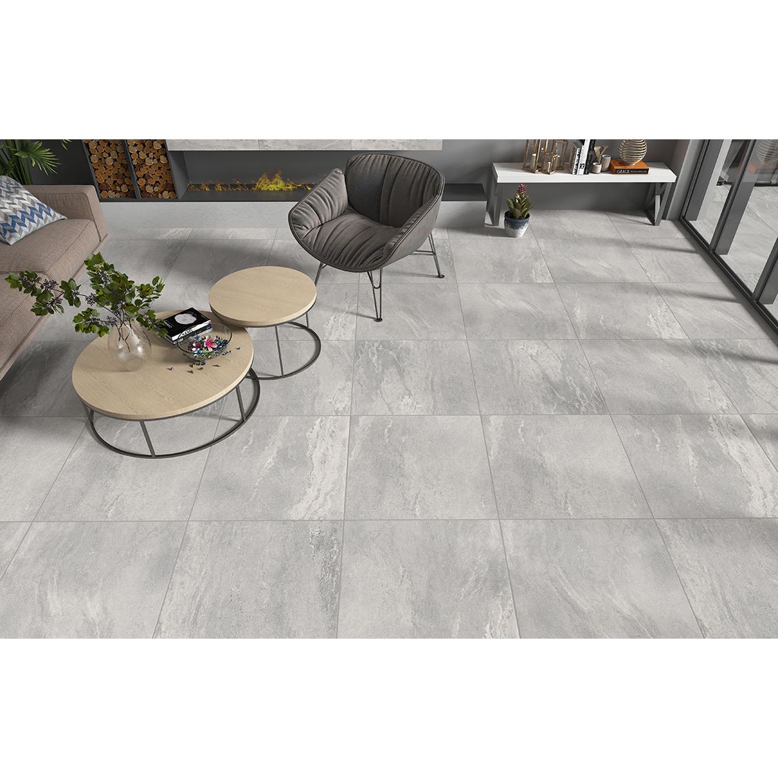 Earth Core 60x60x2 Grey Matt R11