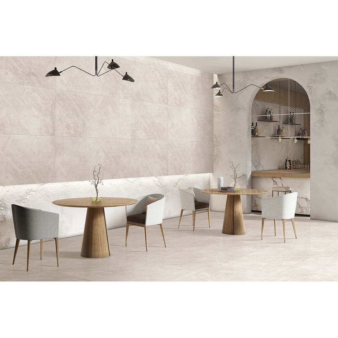 Flurry 60×120 Bianco Semi Polished Carving