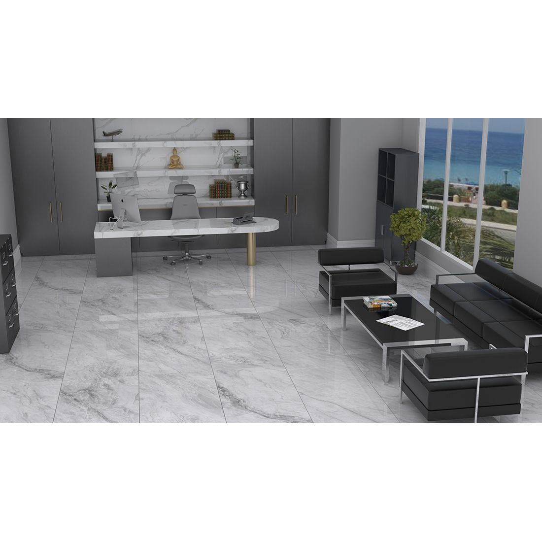 Java 60×60 Light Grey Polished