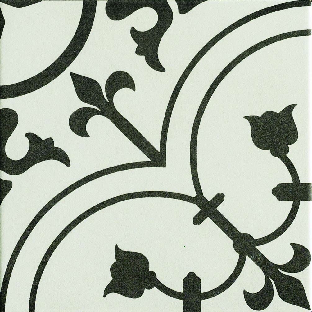 Kensington Quilt 20×20 Black & White Matt R9