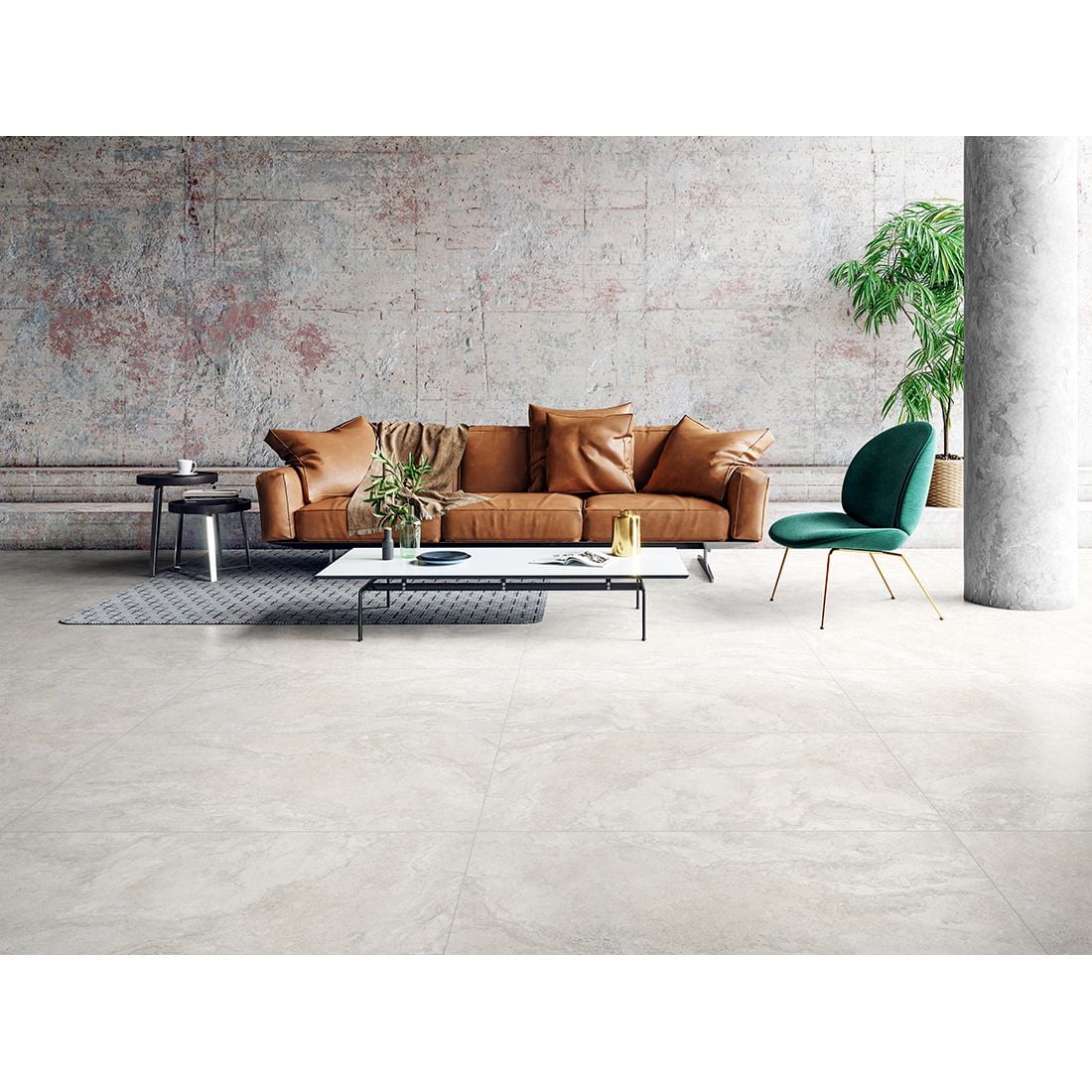 Lulworth Stone 60.5×60.5 Ivory Matt