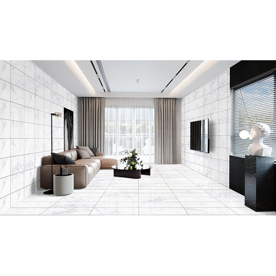 Natural Marble 30×60 White Polished