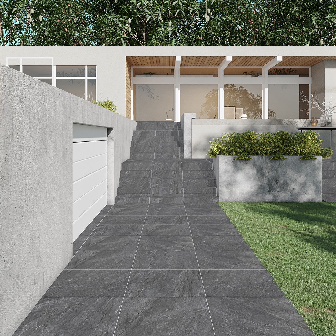 Oasis Rock 60x90x2 Nero Matt R11