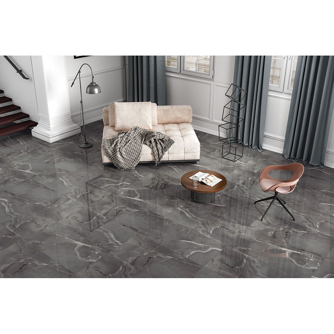 Onyx Supreme 60×120 Gris Polished