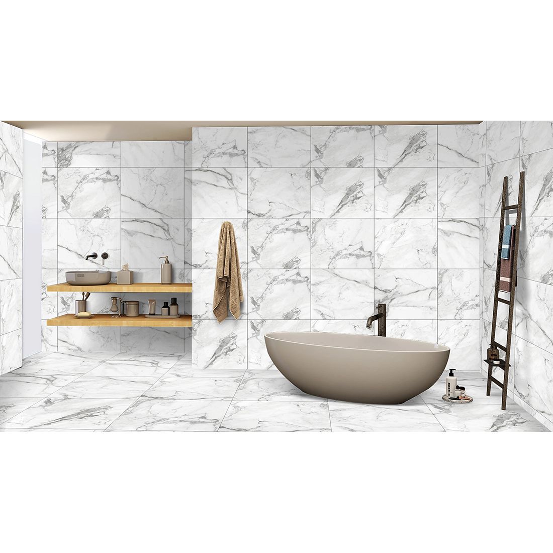 Otranto 60×60 Grey Matt Carving