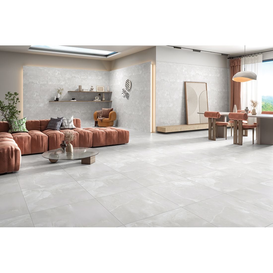Plush Onyx 30×60 Bianco Matt R9