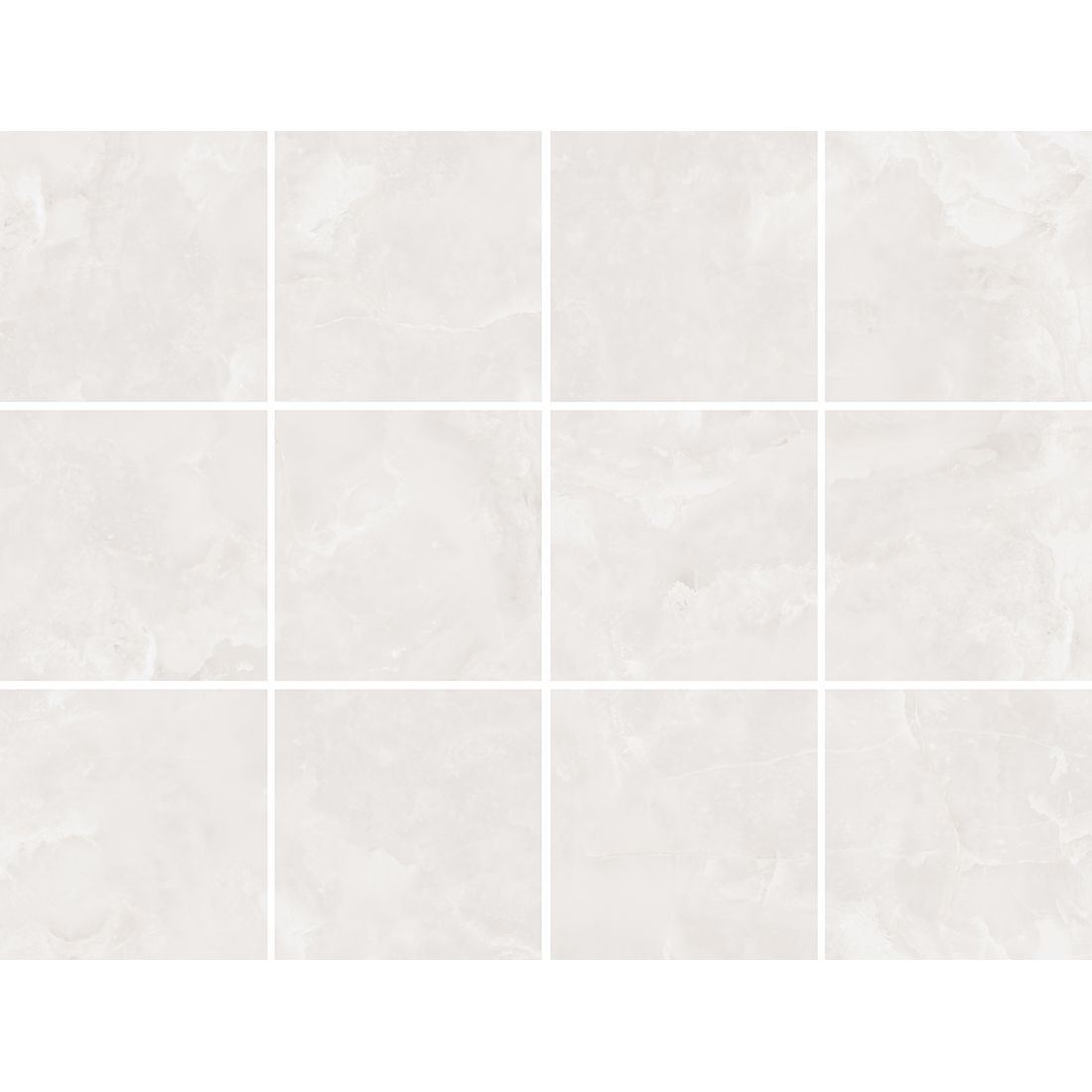Plush Onyx 60×60 Bianco Polished