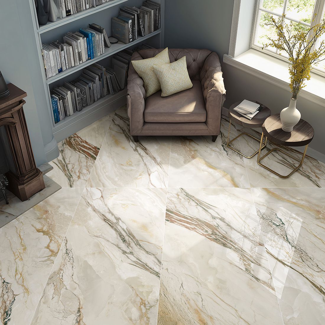 Quartz Marmi 60×120 Multi Polished Carving
