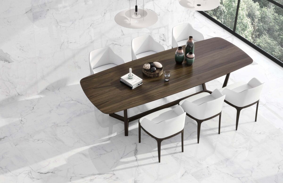 Real 40×80 White Semi Polished