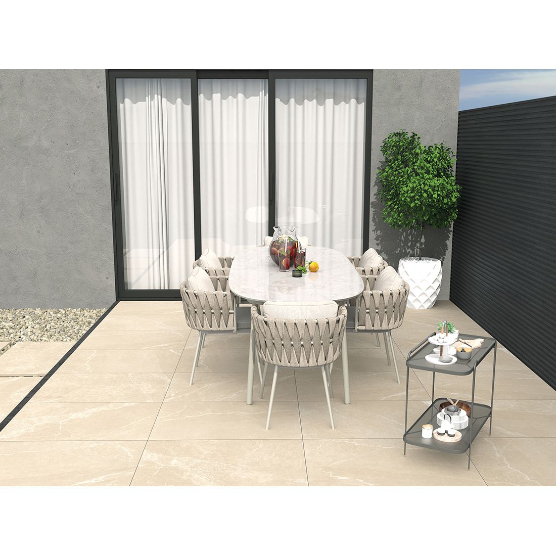 Roca 60x90x2 Beige Matt R11