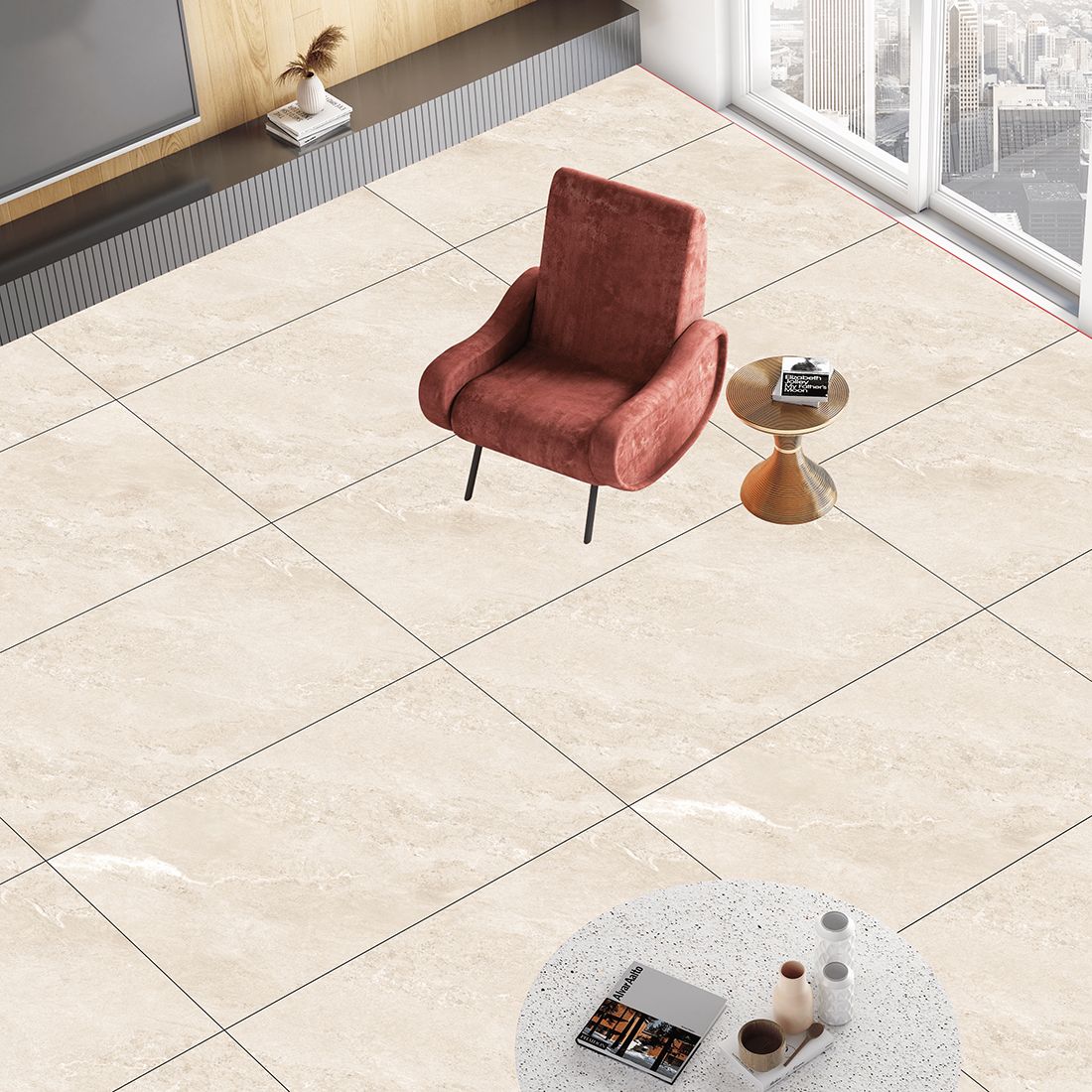Rock 60×120 Beige Matt R10