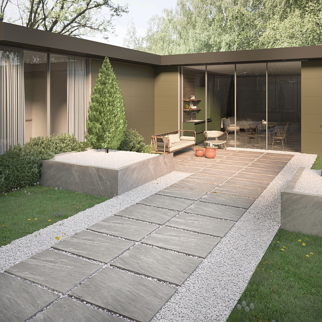 Sandstone Paver 60x90x2 Grey Matt R11