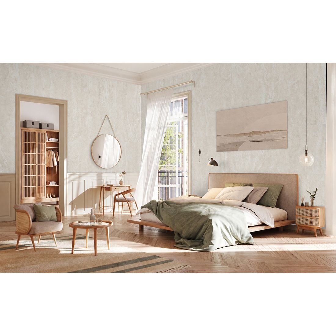 Sivabella 29.8×60 Beige Matt Carving R10