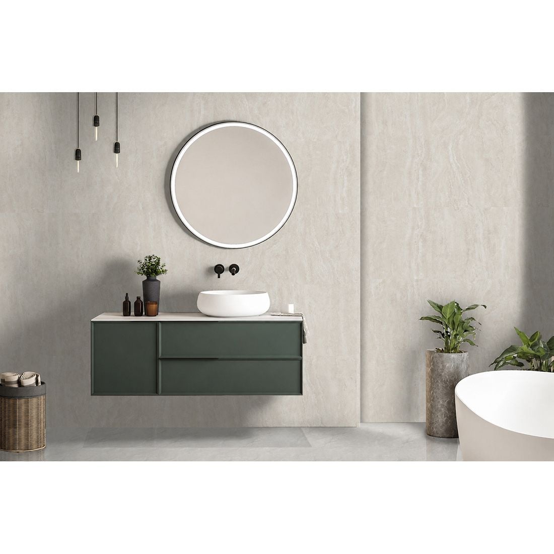 Sivabella 29.8×60 Beige Matt Carving R10