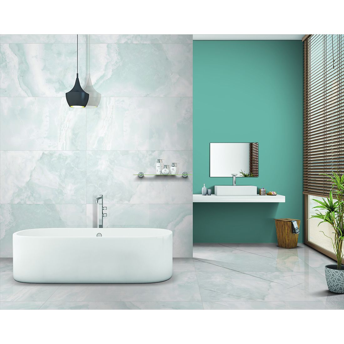 Sky 60×120 Blue Polished