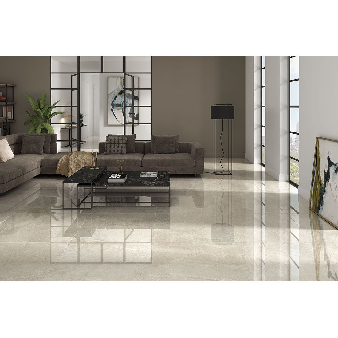 Soft 79×79 Beige Polished