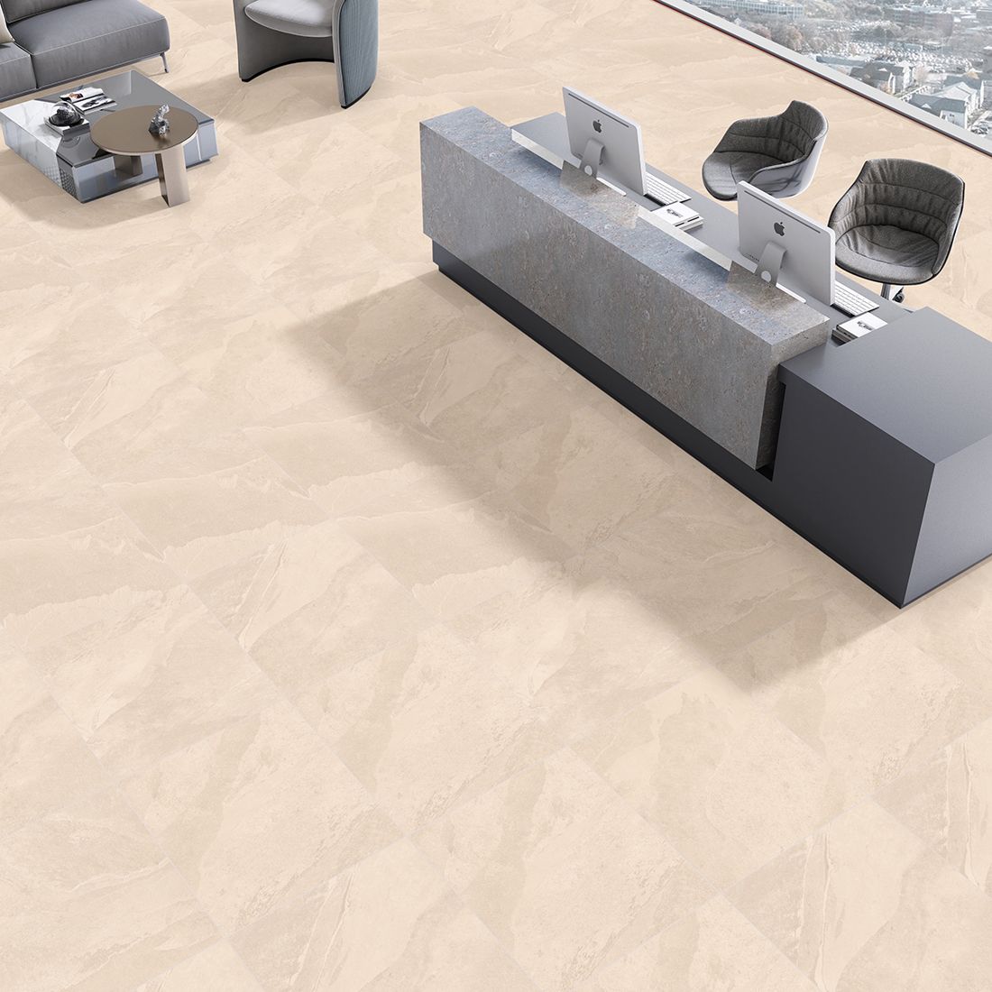 Spirit 60×60 Beige Matt R10