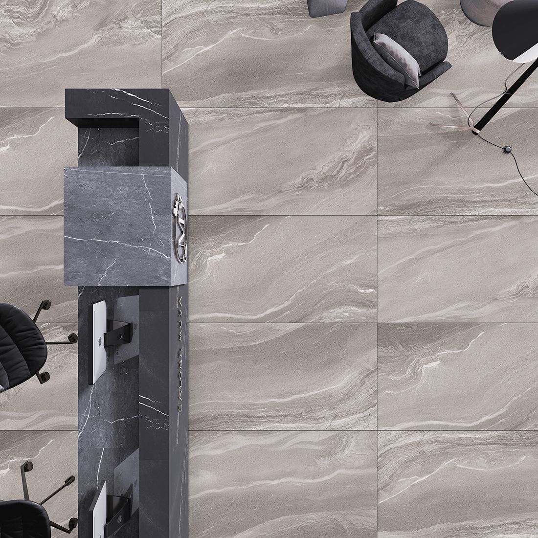 Stone 60×120 Grey Matt R10