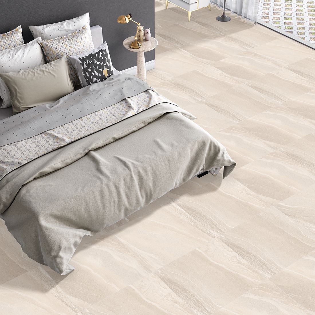 Stone 60×60 Beige Matt R10