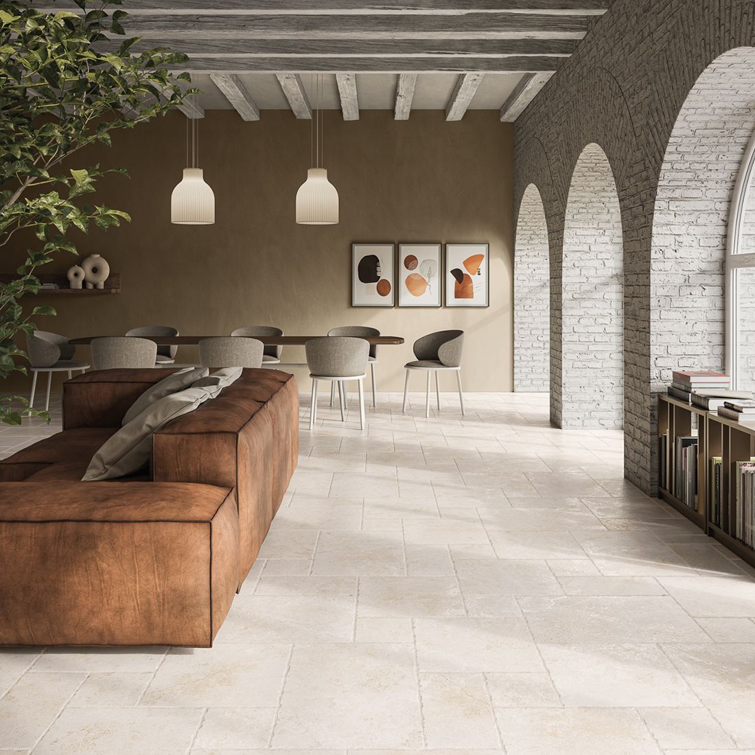 Tibur 20×40 Bianco Matt