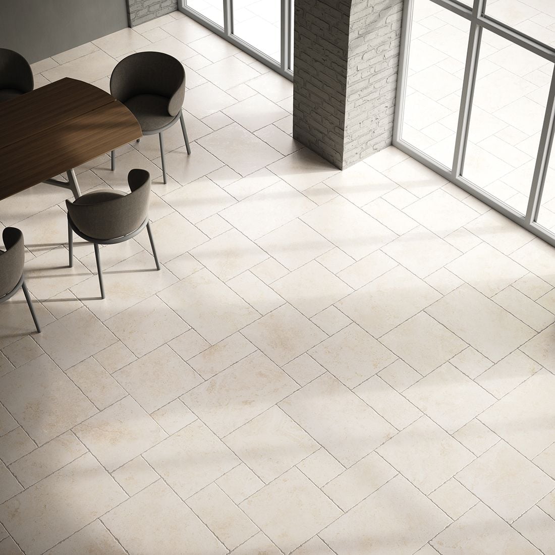 Tibur 40×40 Bianco Matt