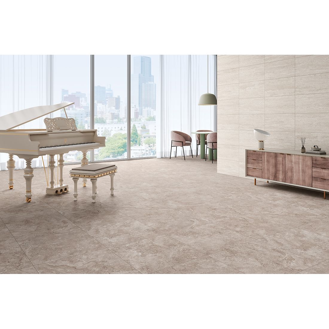 Travertine Rock 60×60 Camel Matt R10
