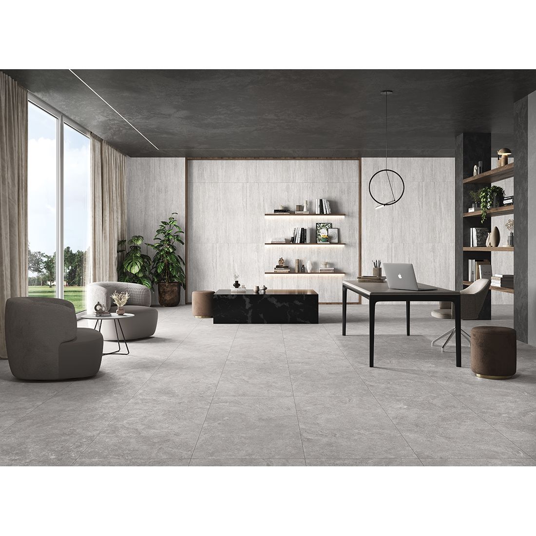 Travertine Rock 60×60 Gris Matt R10