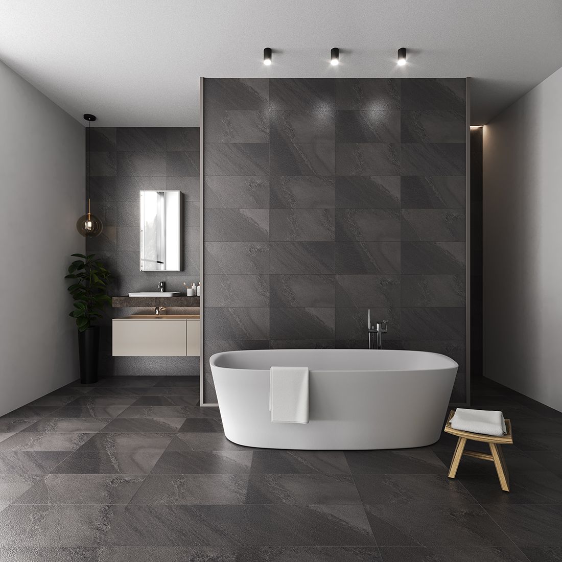 Urban Flare 30×60 Anthracite Sugar