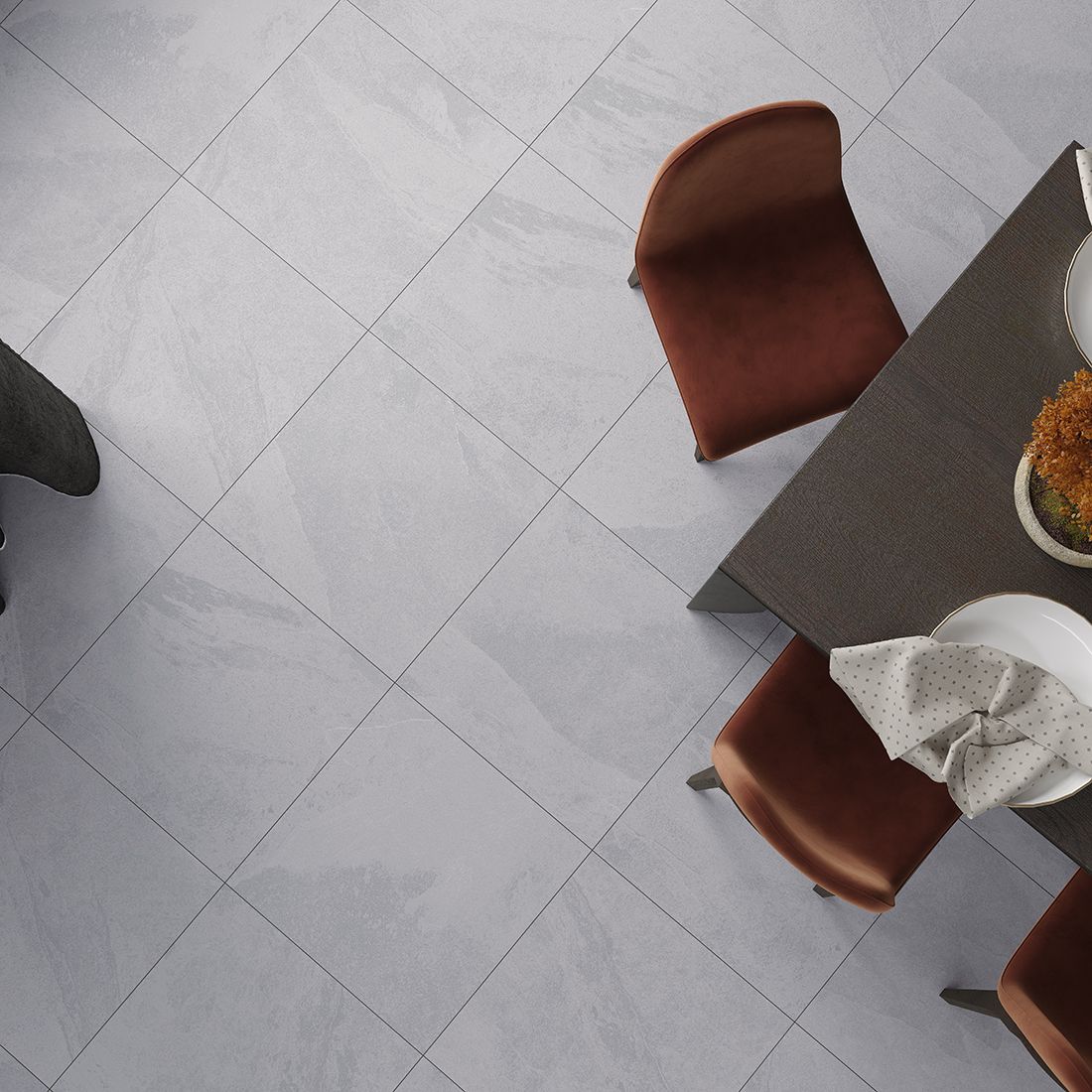 Ventnor 60×60 Grey Matt R10