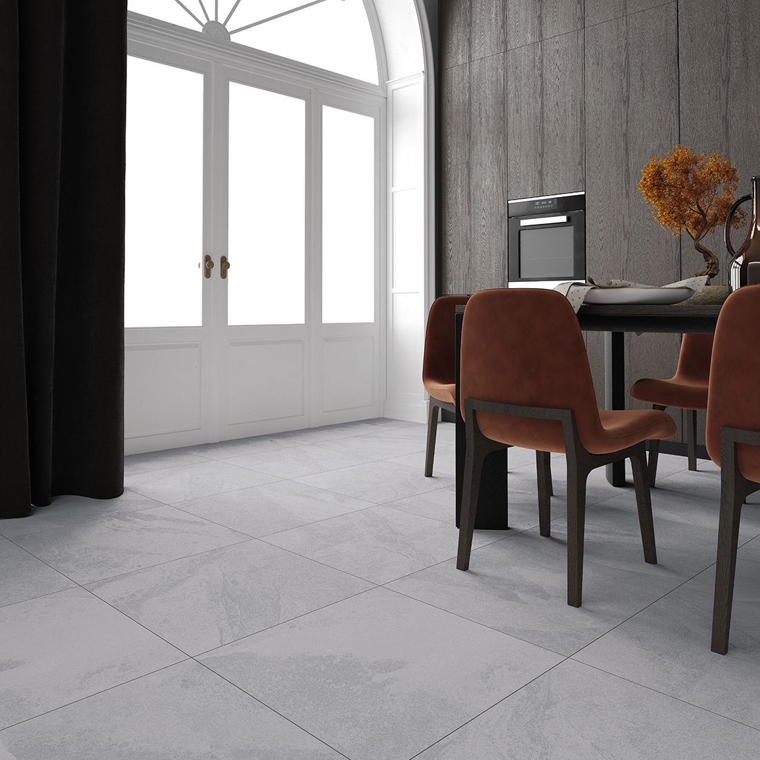 Ventnor 60×60 Grey Matt R10