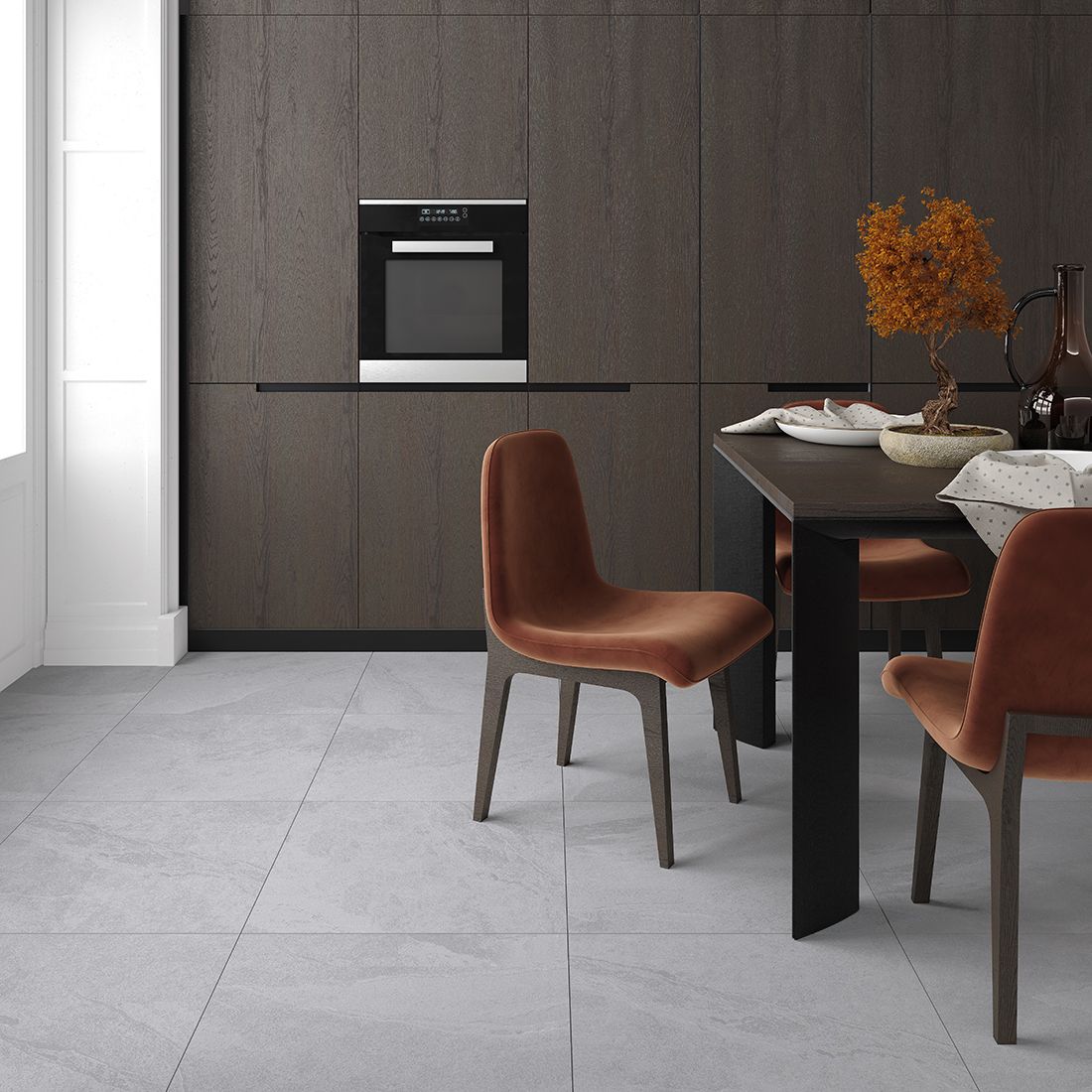 Ventnor 60×60 Grey Matt R10