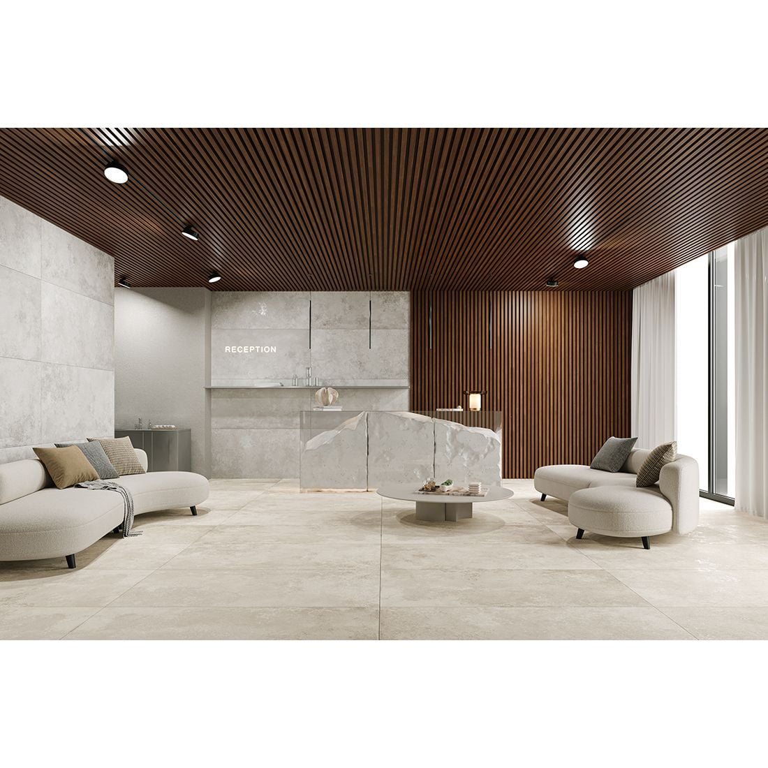 Vision 60×60 Grey Matt Carving R10